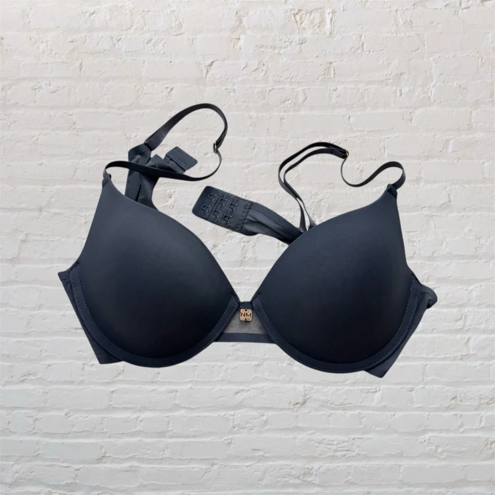 Like 🆕 Nicole Miller light lift push up t-shirt bra in dark bluish grey